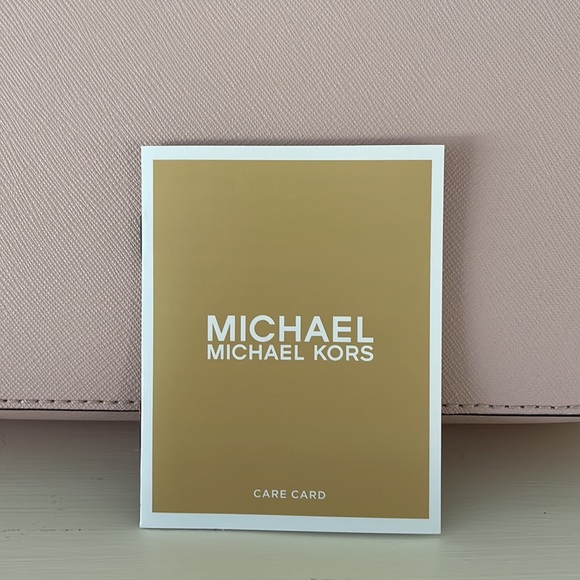 NWT Michael Kors Jet Set Leather Crossbody Powder Blush - Picture 6 of 6